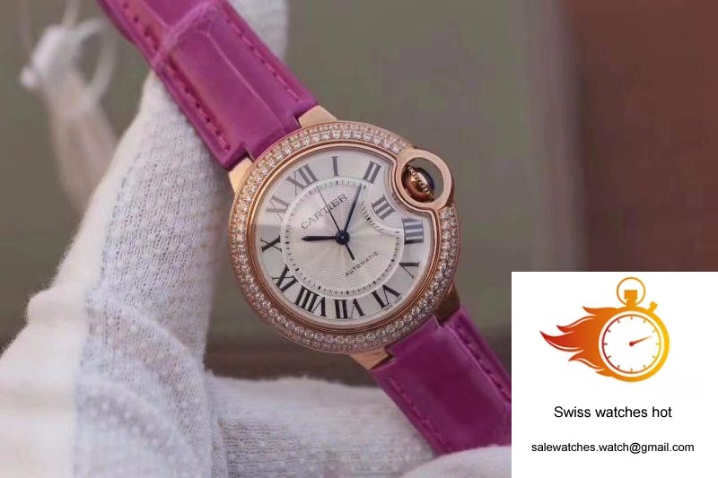 Cartier Ballon Bleu 36MM Rose Gold V9 Factory Silver Dial 2 Cartier Ballon Bleu 36MM Rose Gold V9 Factory Silver Dial 2