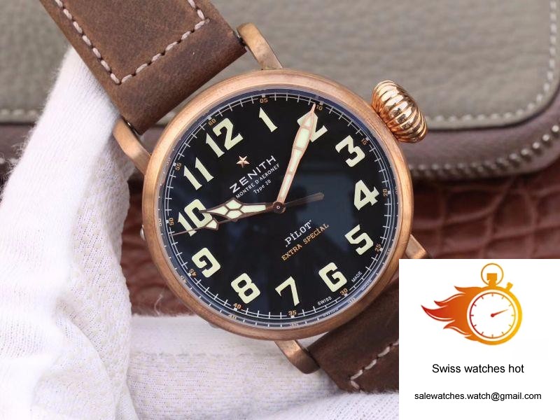Zenith Pilot Type 20 Extra Special Bronze 29.2430.679.21.C753 XF Factory Black Dial 2 Zenith Pilot Type 20 Extra Special Bronze 29.2430.679.21.C753 XF Factory Black Dial 2