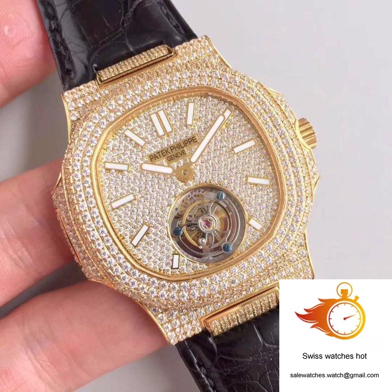 Patek Philippe Nautilus Jumbo 5711 Diamond Dial Tourbillon R8 Factory 2 Patek Philippe Nautilus Jumbo 5711 Diamond Dial Tourbillon R8 Factory 2