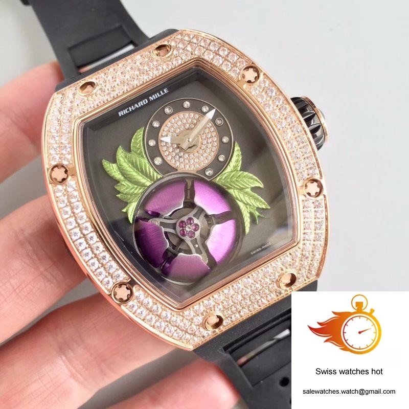 Richard Mille RM19-02 KV Factory Tourbillon Fleur Magnolia Dial 2 Richard Mille RM19-02 KV Factory Tourbillon Fleur Magnolia Dial 2