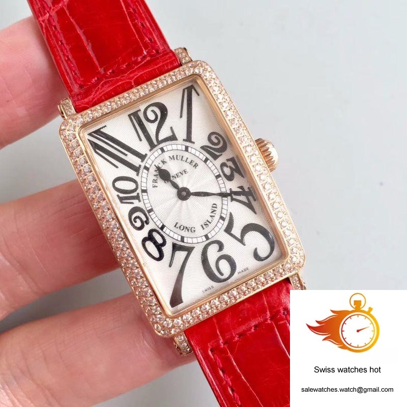 Franck Muller Ladies Long Island 1952 952 QZ D CD GF Factory Silver Dial 2 Franck Muller Ladies Long Island 1952 952 QZ D CD GF Factory Silver Dial 2