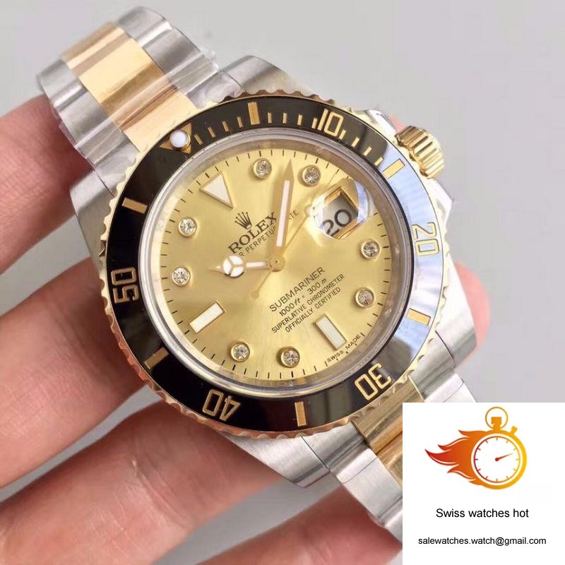 Rolex Submariner Date 116613LN 2018 Noob Factory V8 Champagne Dial 2 Rolex Submariner Date 116613LN 2018 Noob Factory V8 Champagne Dial 2