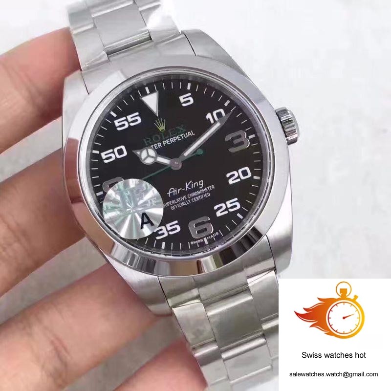 Rolex Air-King 116900 JF Factory Black Dial 2 Rolex Air-King 116900 JF Factory Black Dial 2