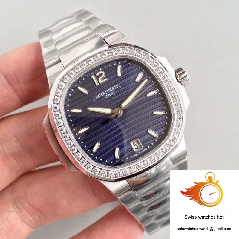 Patek Philippe Nautilus Ladies 7018/1A-010 PF Factory Blue Dial 2 Patek Philippe Nautilus Ladies 7018/1A-010 PF Factory Blue Dial 2