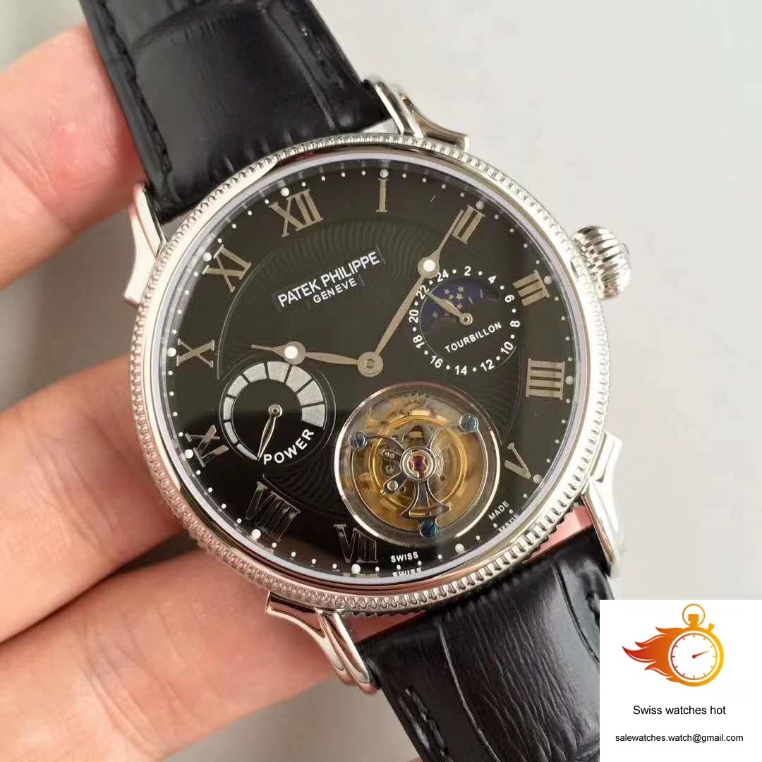 Patek Philippe Tourbillon Moonphase Black Dial 2 Patek Philippe Tourbillon Moonphase Black Dial 2