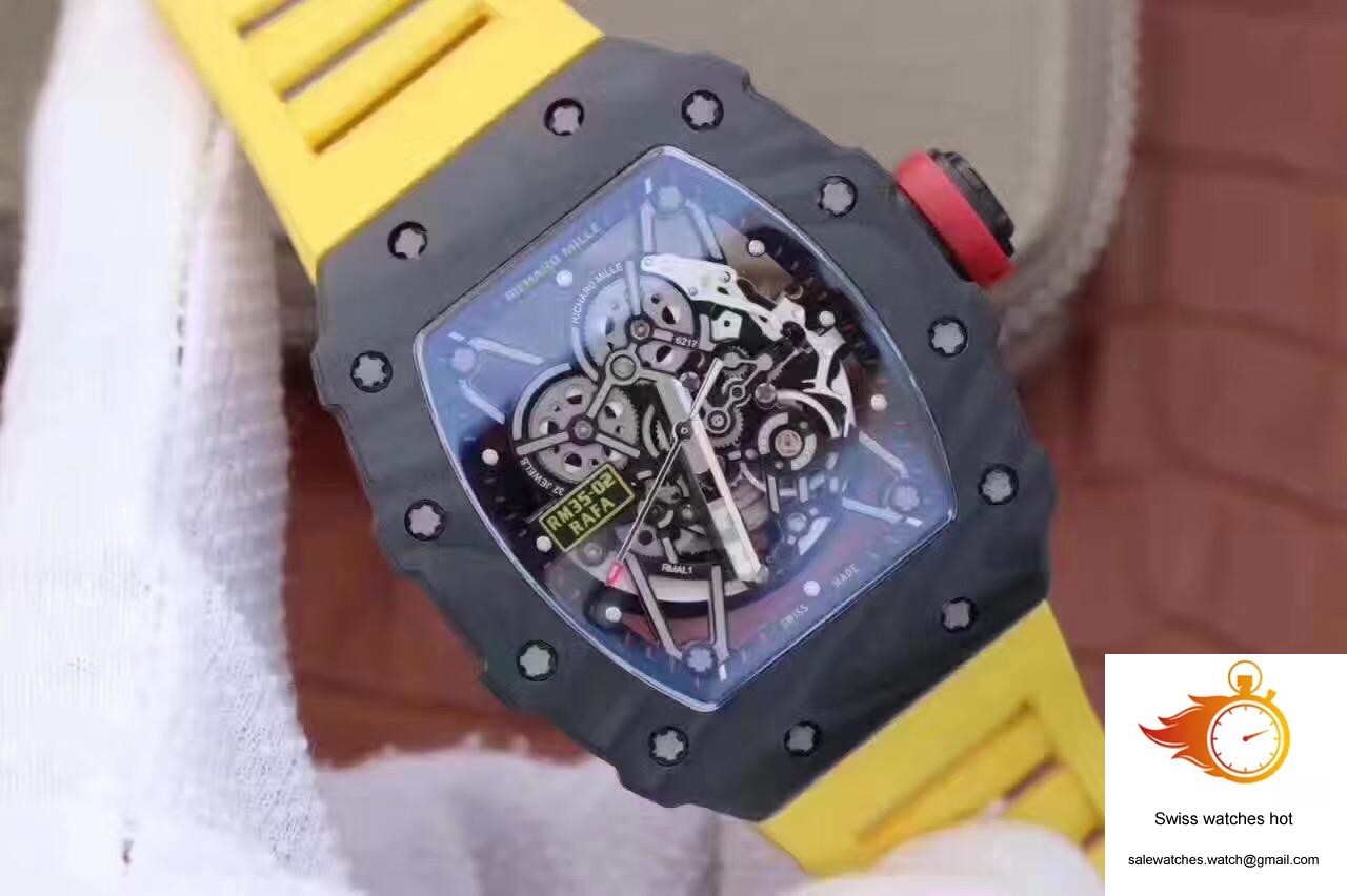 Richard Mille RM35-02 Rafael Nadal KV Factory Black Skeleton Dial 2 Richard Mille RM35-02 Rafael Nadal KV Factory Black Skeleton Dial 2