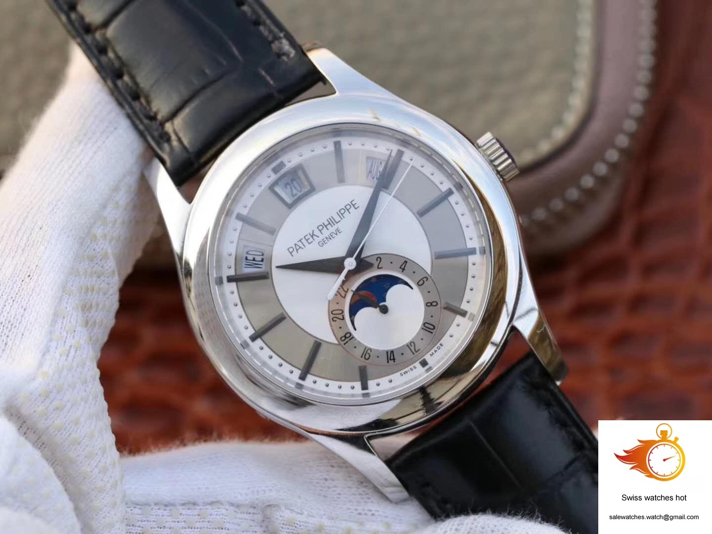 Patek Philippe Annual Calendar 5205G-001 Rhodium Dial 2 Patek Philippe Annual Calendar 5205G-001 Rhodium Dial 2
