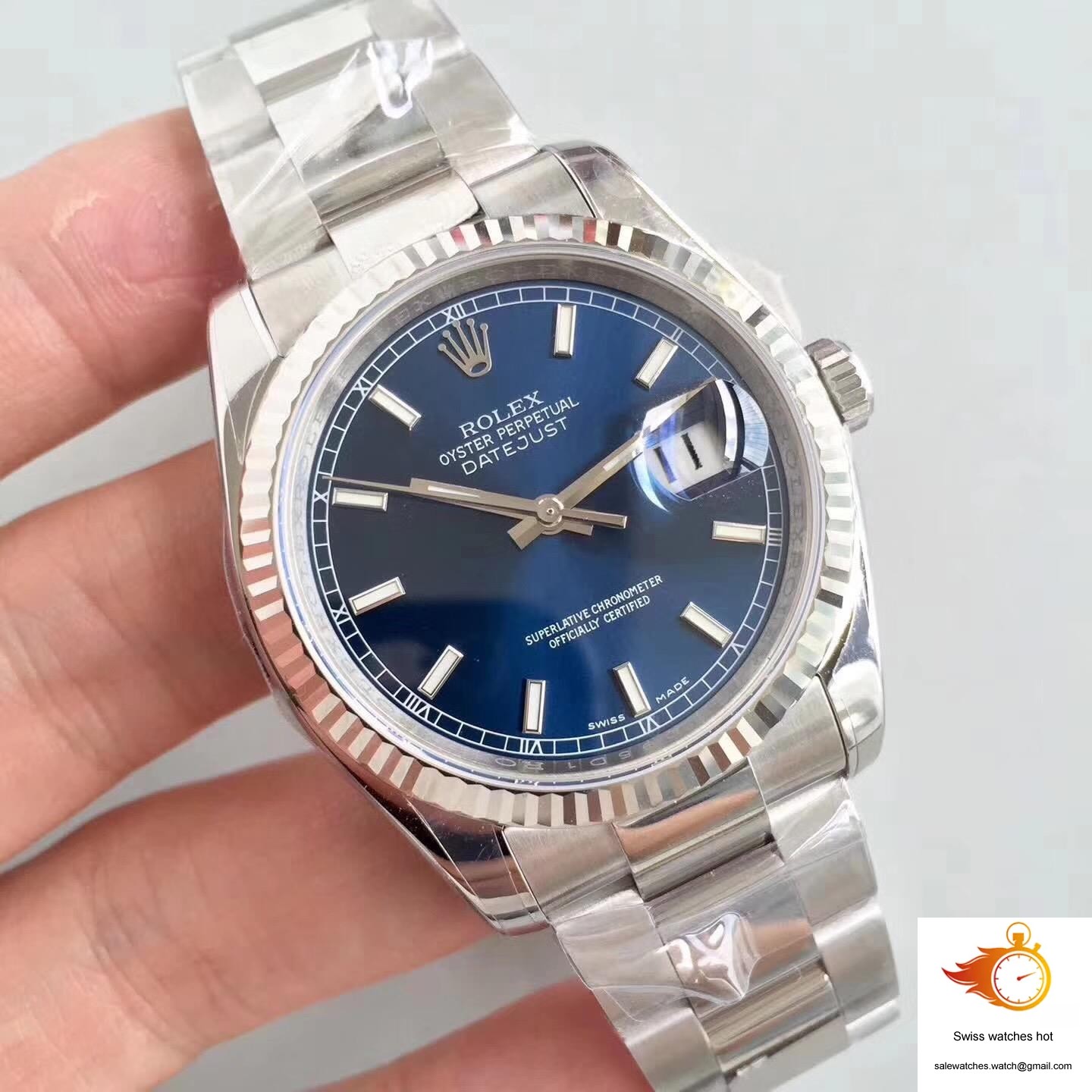 Rolex Datejust 116234 36mm AR Factory V2 Blue Dial 2 Rolex Datejust 116234 36mm AR Factory V2 Blue Dial 2
