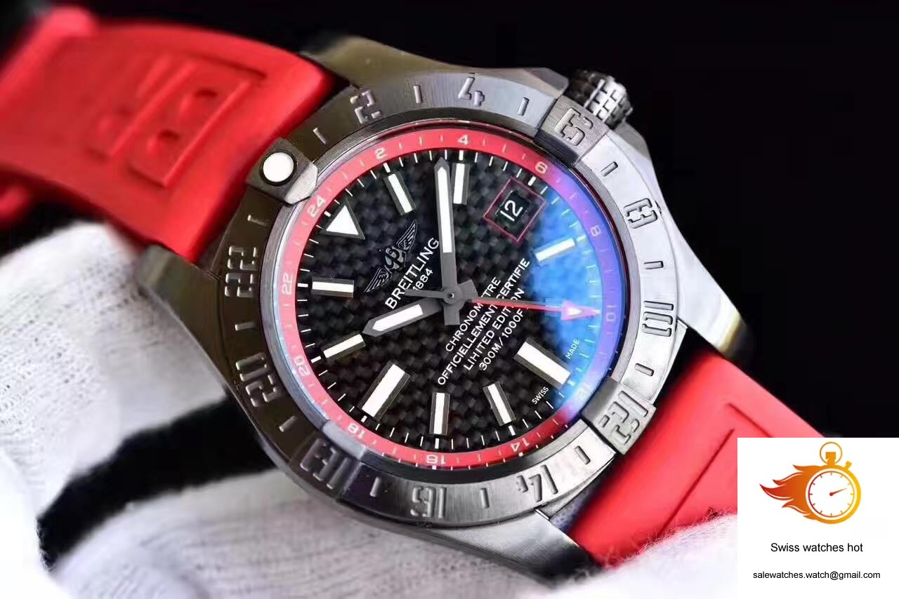 Breitling Avenger II GMT A3239011/BC35/433X/A20BA.1 GF Factory Black Dial 2 Breitling Avenger II GMT A3239011/BC35/433X/A20BA.1 GF Factory Black Dial 2