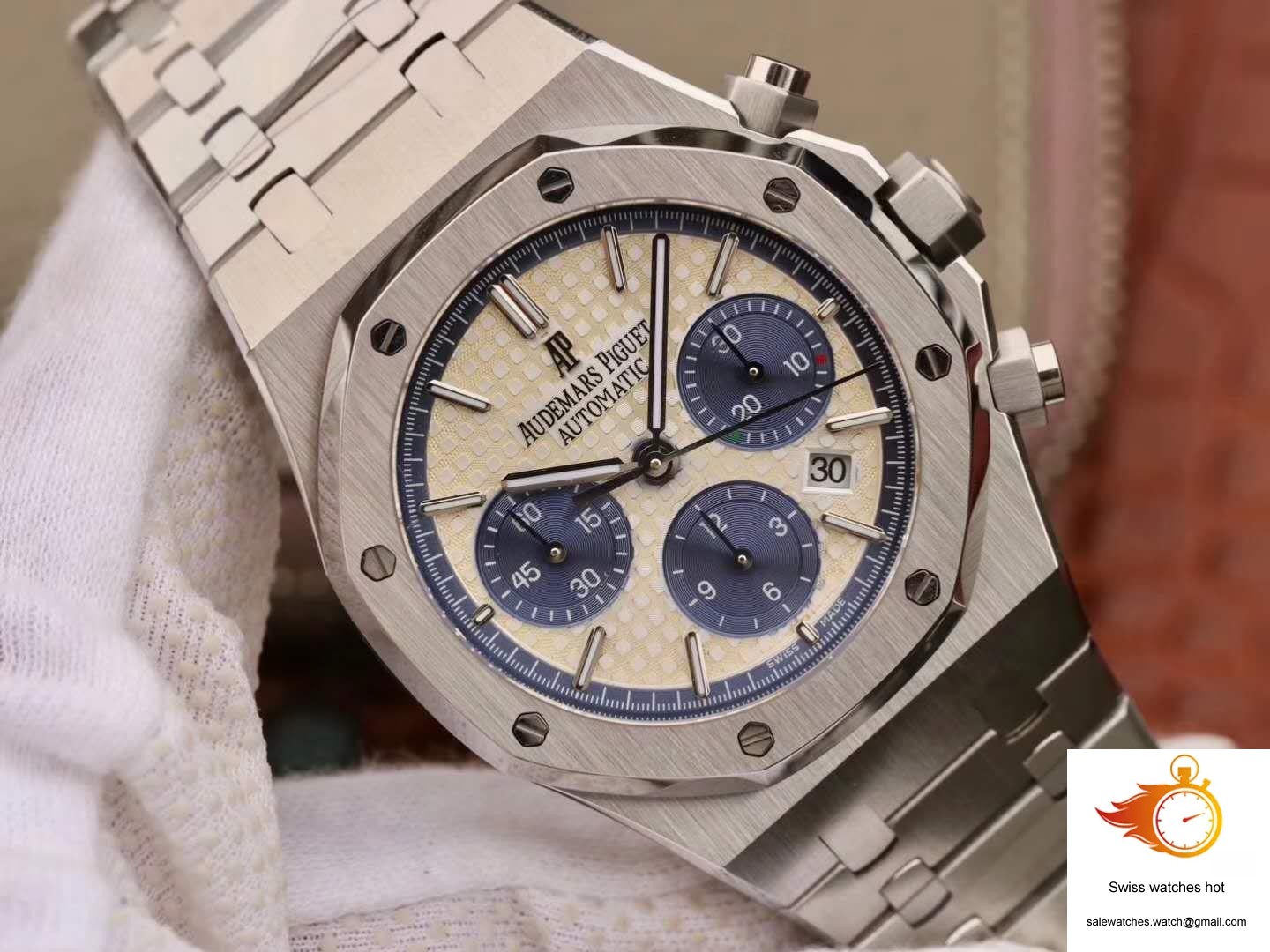 Audemars Piguet Royal Oak OM Factory Ivory Dial 2 Audemars Piguet Royal Oak OM Factory Ivory Dial 2