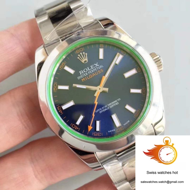 Rolex Milgauss 116400GV AR Factory Blue Dial 2 Rolex Milgauss 116400GV AR Factory Blue Dial 2