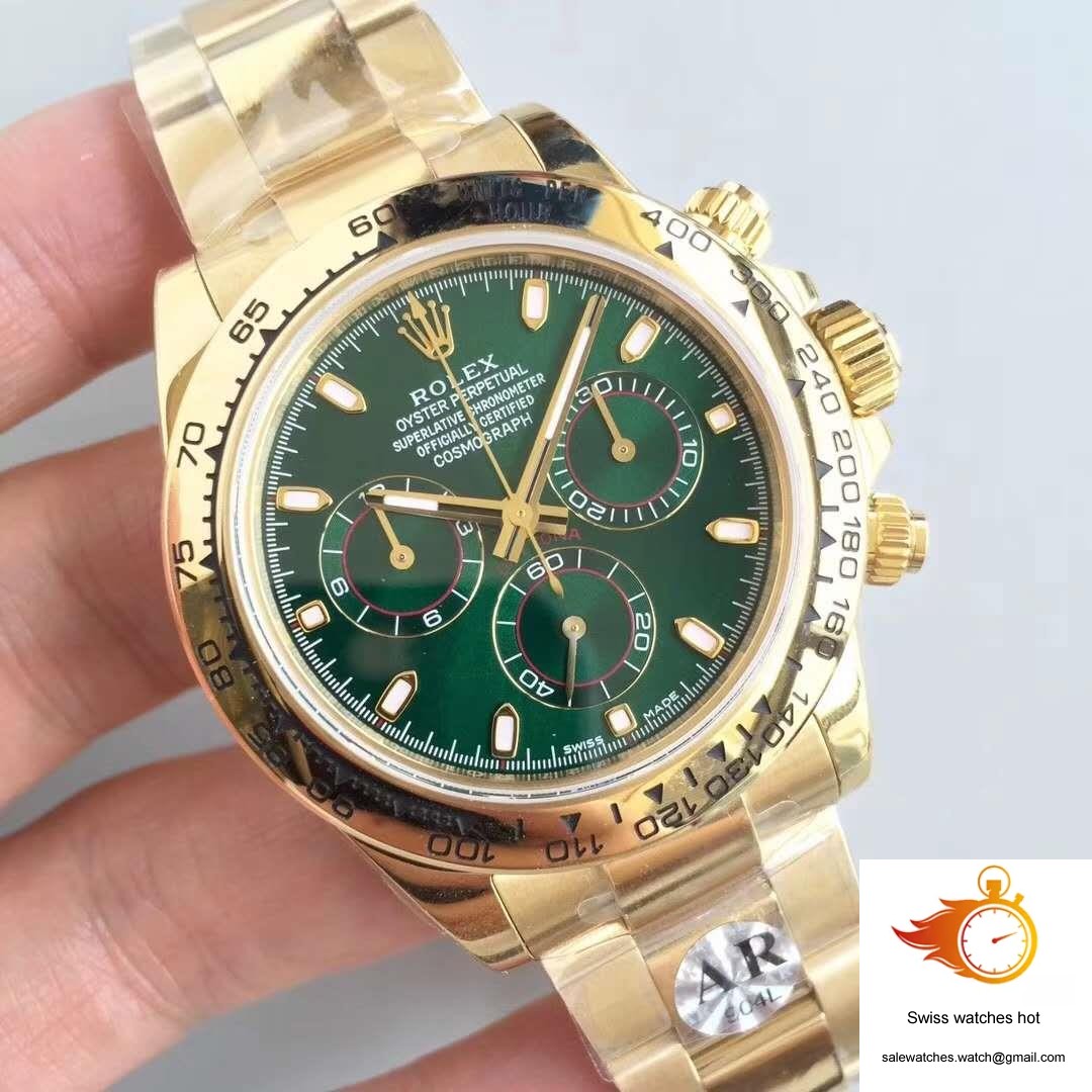 Rolex Daytona Cosmograph 116508 AR Factory Green Dial 2 Rolex Daytona Cosmograph 116508 AR Factory Green Dial 2
