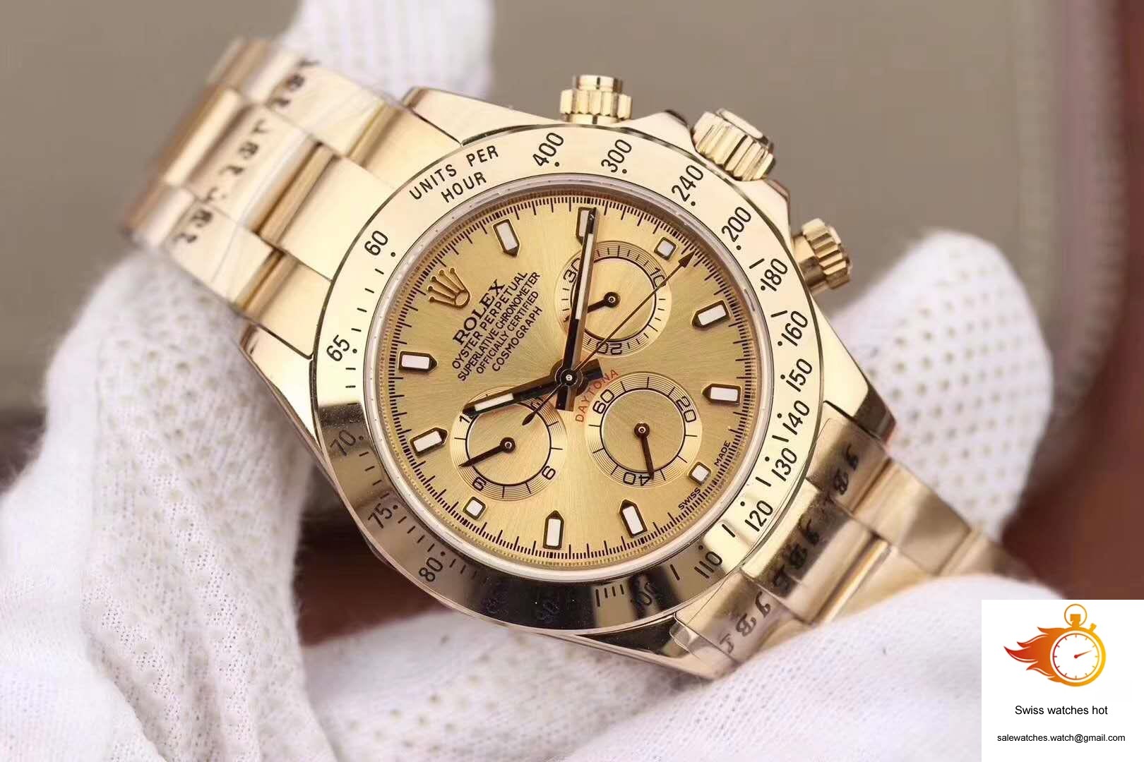 Rolex Daytona Cosmograph 116503 JH Factory Gold Dial 2 Rolex Daytona Cosmograph 116503 JH Factory Gold Dial 2