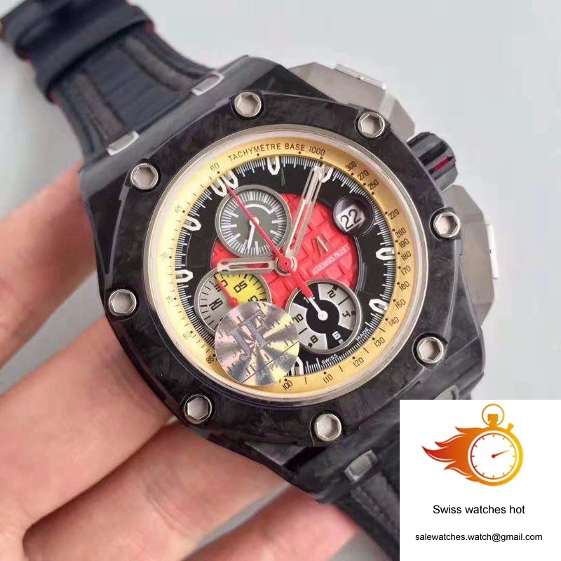 Audemars Piguet Royal Oak Offshore Grand Prix 26290IO.OO.A001VE.01 JF Factory V3 Red Dial 2 Audemars Piguet Royal Oak Offshore Grand Prix 26290IO.OO.A001VE.01 JF Factory V3 Red Dial 2