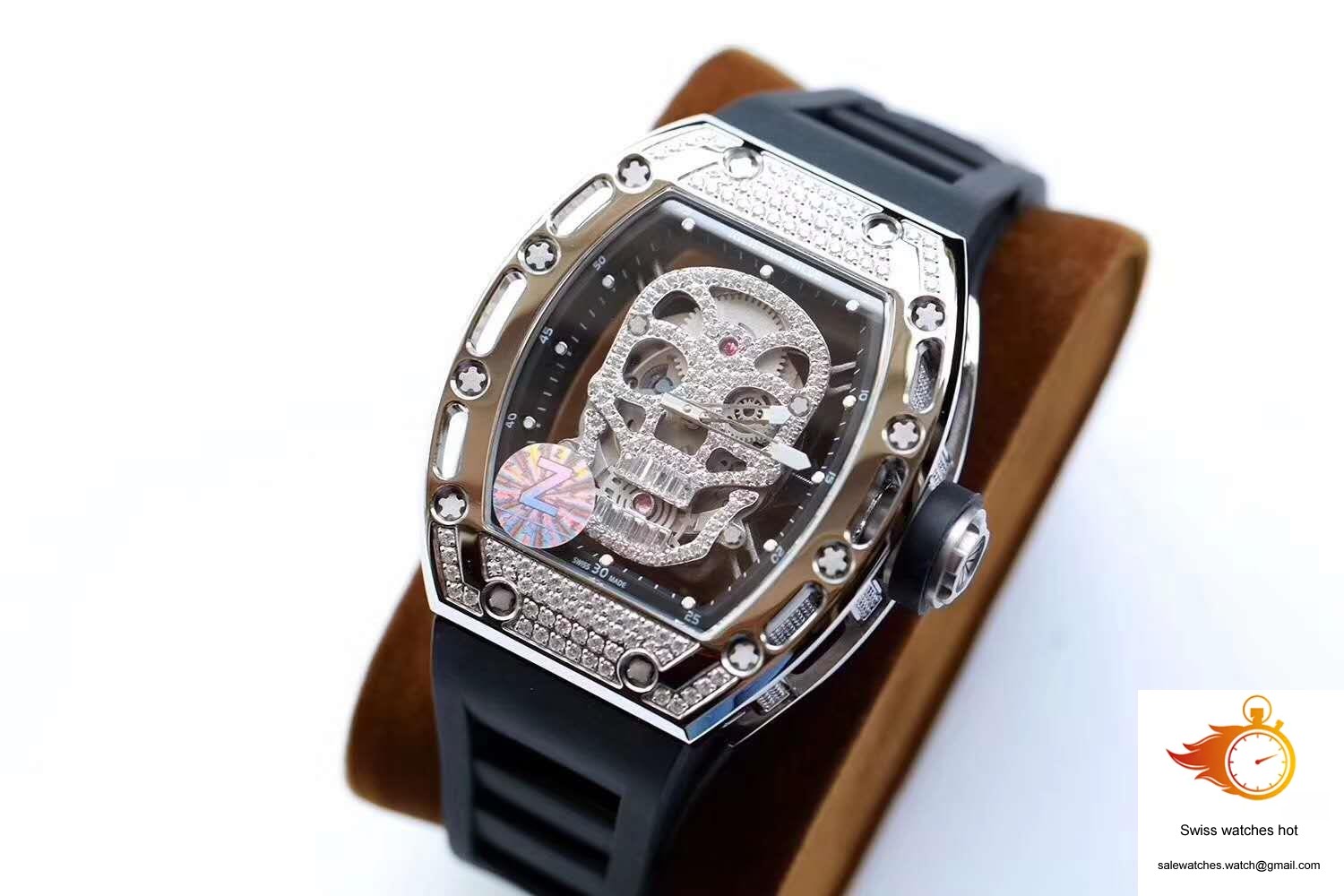 Richard Mille RM052 Titanium Z Factory Diamond Skull Dial 2 Richard Mille RM052 Titanium Z Factory Diamond Skull Dial 2