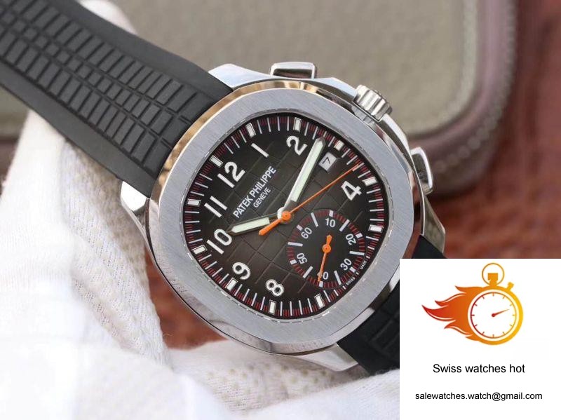 Patek Philippe Aquanaut Chronograph 5968A-001 Black Dial 2 Patek Philippe Aquanaut Chronograph 5968A-001 Black Dial 2