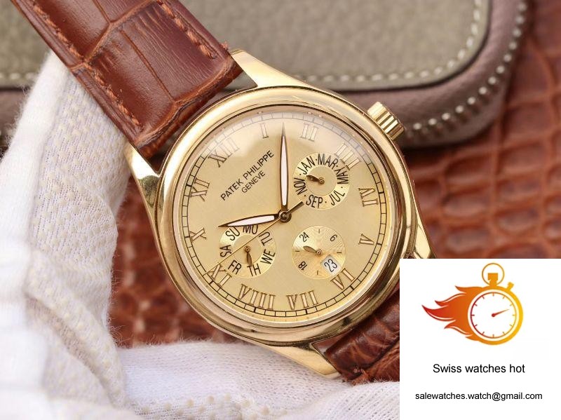 Patek Philippe Annual Calendar 5035J Gold Dial 2 Patek Philippe Annual Calendar 5035J Gold Dial 2