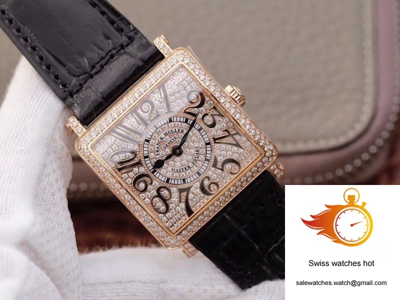 Franck Muller Master Square Ladies 6002 M QZ D GF Factory Diamond Dial 2 Franck Muller Master Square Ladies 6002 M QZ D GF Factory Diamond Dial 2