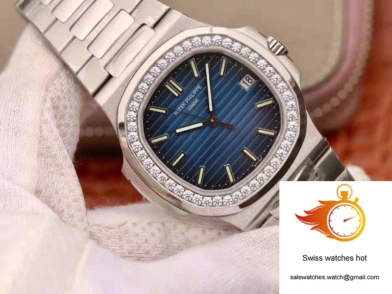 Patek Philippe Nautilus 5711 PF Factory Diamond Bezel Blue Dial 2 Patek Philippe Nautilus 5711 PF Factory Diamond Bezel Blue Dial 2