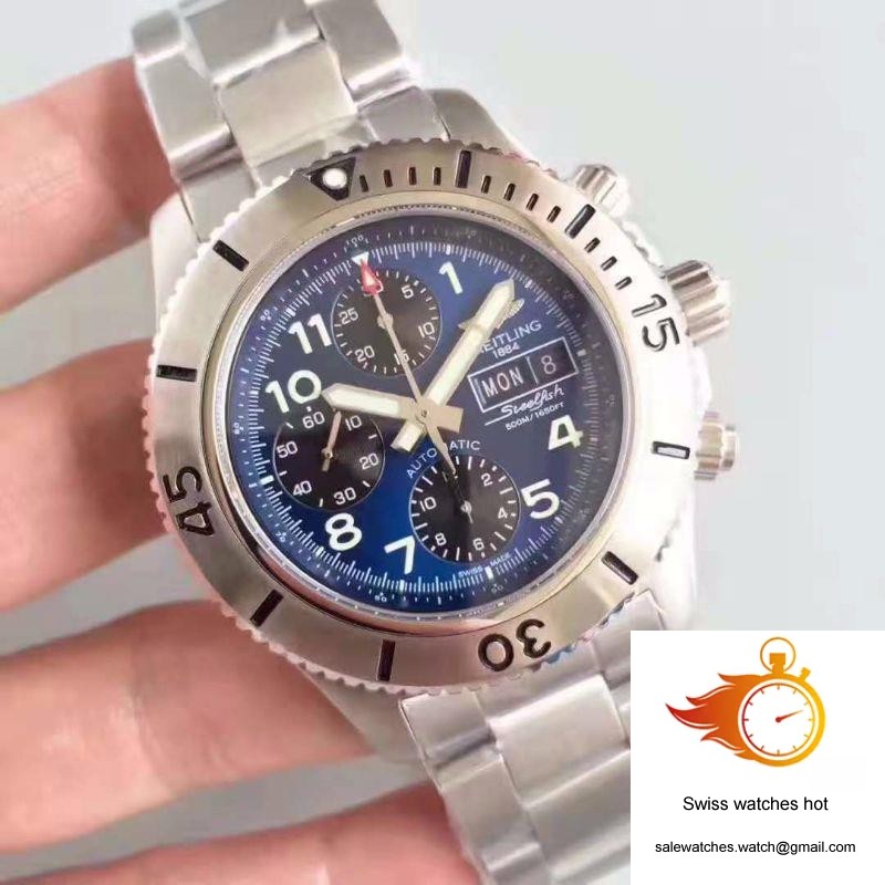 Breitling Superocean Chronograph Steelfish A13341C3/C893 GF Factory Blue Dial 2 Breitling Superocean Chronograph Steelfish A13341C3/C893 GF Factory Blue Dial 2