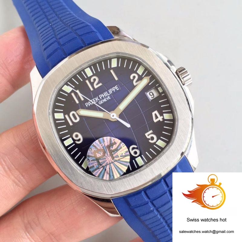 Patek Philippe Aquanaut 5168G-001 PF Factory Black-blue Dial 2 Patek Philippe Aquanaut 5168G-001 PF Factory Black-blue Dial 2