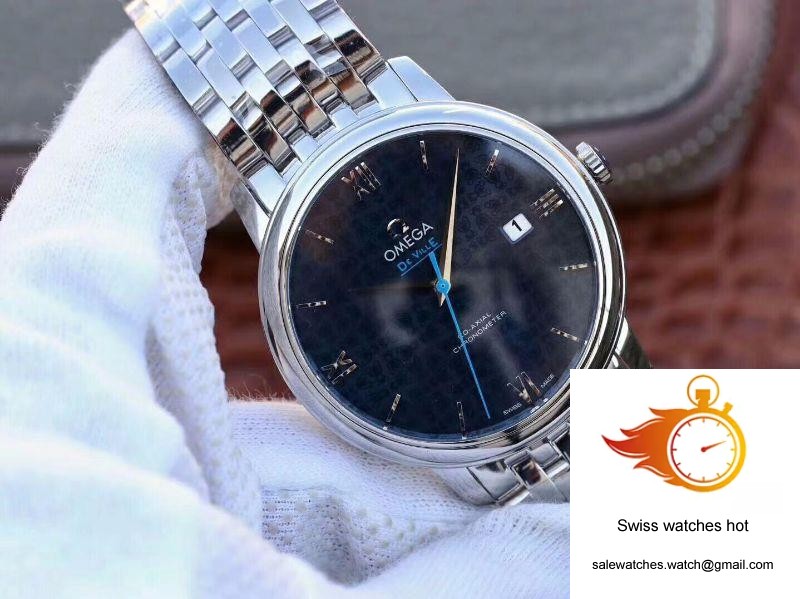 Omega De Ville Prestige 424.10.40.20.03.003 Blue Dial 2 Omega De Ville Prestige 424.10.40.20.03.003 Blue Dial 2