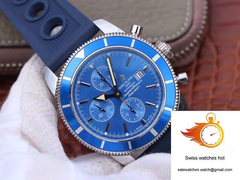 Breitling Superocean Heritage II Chronograph A1331216 OM Factory Blue Dial 2 Breitling Superocean Heritage II Chronograph A1331216 OM Factory Blue Dial 2