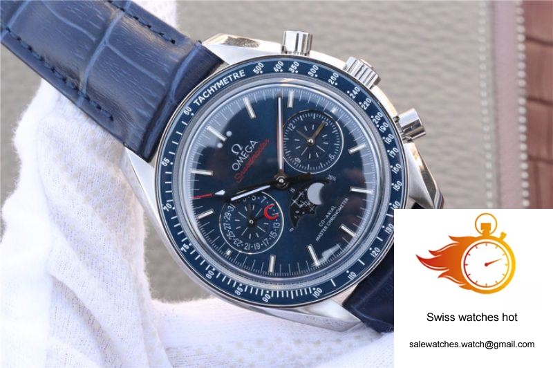 Omega Speedmaster 44.25MM 304.33.44.52.03.001 BF Factory Blue Dial 2 Omega Speedmaster 44.25MM 304.33.44.52.03.001 BF Factory Blue Dial 2