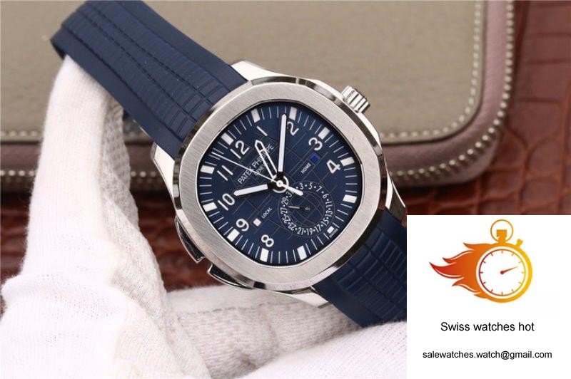 Patek Philippe Aquanaut Dual Time 5164A-001 MP Factory Blue Dial 2 Patek Philippe Aquanaut Dual Time 5164A-001 MP Factory Blue Dial 2