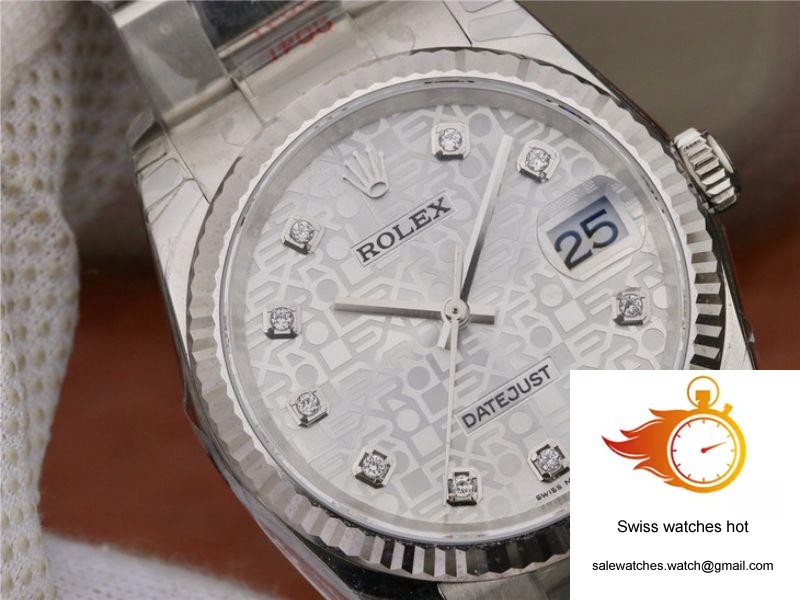 Rolex Datejust 116234 36MM AR Factory Diamond-printed Dial 2 Rolex Datejust 116234 36MM AR Factory Diamond-printed Dial 2