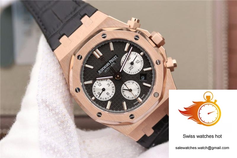 Audemars Piguet Royal Oak Chronograph 26331OR.OO.1220OR OM Factory Black Dial 2 Audemars Piguet Royal Oak Chronograph 26331OR.OO.1220OR OM Factory Black Dial 2