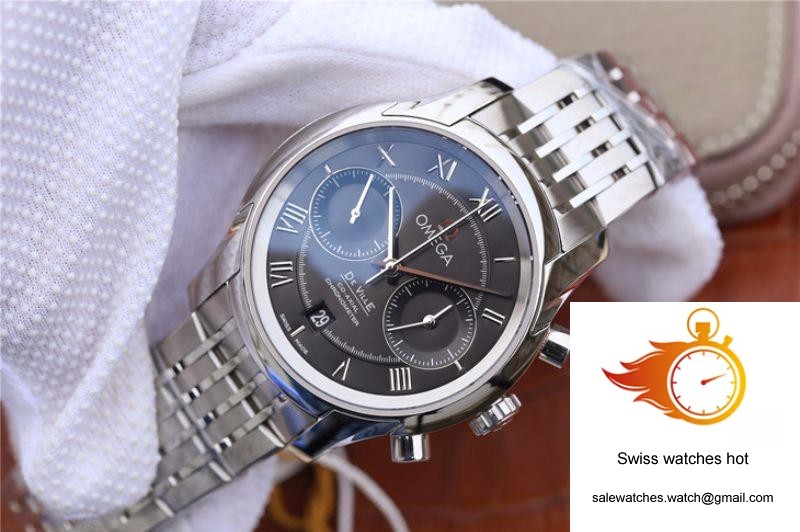 Omega De Ville Chronograph 42MM 431.10.42.51.01.001 OM Factory Black Dial 2 Omega De Ville Chronograph 42MM 431.10.42.51.01.001 OM Factory Black Dial 2