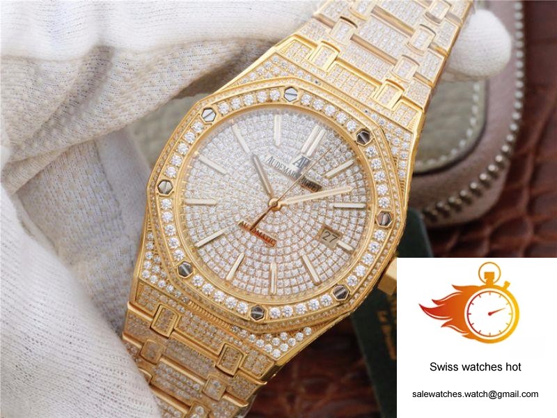 Audemars Piguet Royal Oak 15400.OR01 Diamonds Dial 2 Audemars Piguet Royal Oak 15400.OR01 Diamonds Dial 2