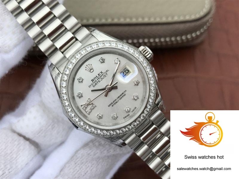 Rolex Lady Datejust 279136RBR 28mm Silver Dial 2 Rolex Lady Datejust 279136RBR 28mm Silver Dial 2