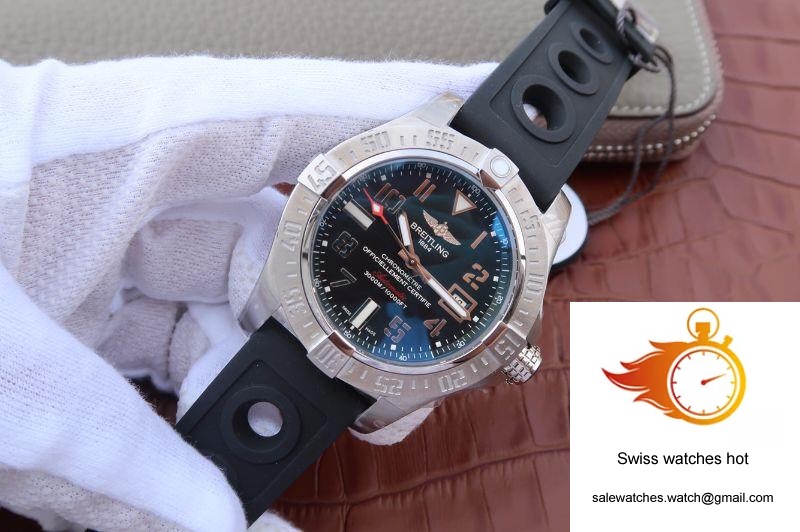 Breitling Avenger II A3239011/BC34/170A GF Factory Black Dial 2 Breitling Avenger II A3239011/BC34/170A GF Factory Black Dial 2