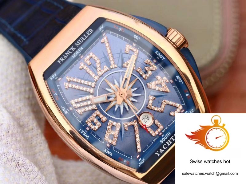 Franck Muller Vanguard V45 25th Anniversary Blue Dial 2 Franck Muller Vanguard V45 25th Anniversary Blue Dial 2