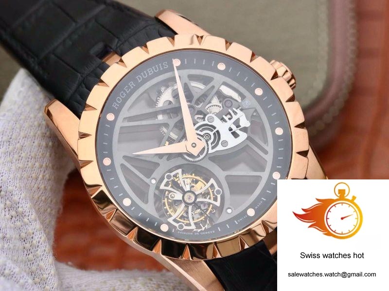 Roger Dubuis Excalibur Skeleton Flying Tourbillon RDDBEX0392 Grey Skeleton Dial 2 Roger Dubuis Excalibur Skeleton Flying Tourbillon RDDBEX0392 Grey Skeleton Dial 2