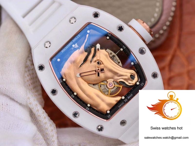 Richard Mille Polo Club Saint Tropez RM52-02 KV Factory Gold Horse Head Skeleton Dial 2 Richard Mille Polo Club Saint Tropez RM52-02 KV Factory Gold Horse Head Skeleton Dial 2
