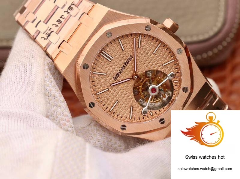 Audemars Piguet Royal Oak Tourbillon 26515OR.OO.1220OR.01 R8 Factory 18K Rosegold Dial 2 Audemars Piguet Royal Oak Tourbillon 26515OR.OO.1220OR.01 R8 Factory 18K Rosegold Dial 2