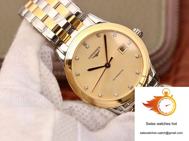 Longines Flagship L4.874.3.37.7 YC Factory Gold Dial 2 Longines Flagship L4.874.3.37.7 YC Factory Gold Dial 2