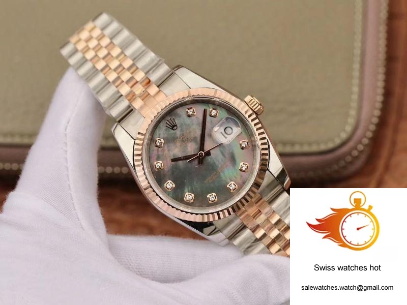 Rolex Datejust 36mm GM Factory Grey Mother-Of-Pearl Dial 2 Rolex Datejust 36mm GM Factory Grey Mother-Of-Pearl Dial 2