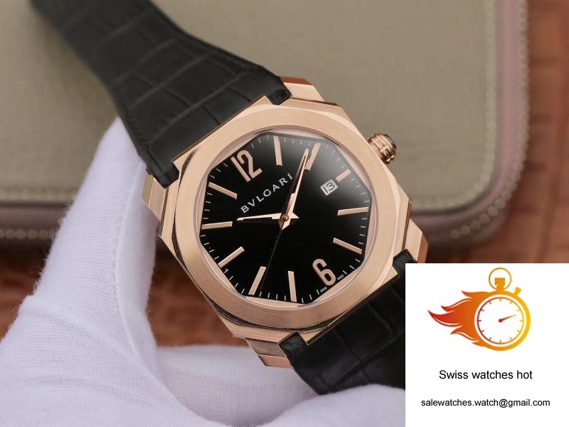 Bvlgari Octo Solotempo 102485 BG041BBSPGVD Black Dial 2 Bvlgari Octo Solotempo 102485 BG041BBSPGVD Black Dial 2