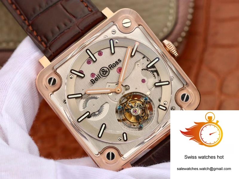 Bell & Ross BR-X2 Tourbillon 18K Rose Gold Stainless Steel Brushed Dial 2 Bell & Ross BR-X2 Tourbillon 18K Rose Gold Stainless Steel Brushed Dial 2