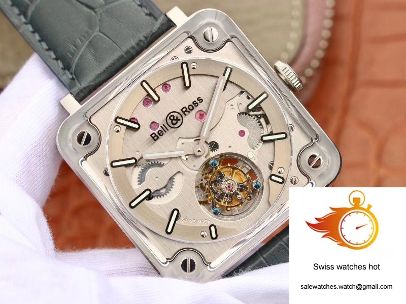 Bell Ross BR-X2 Tourbillon Stainless Steel Brushed Dial 2 Bell Ross BR-X2 Tourbillon Stainless Steel Brushed Dial 2