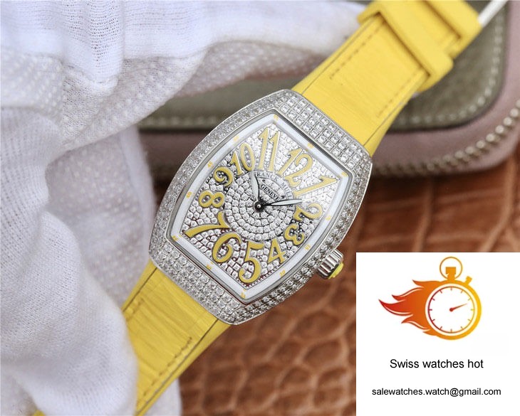 Franck Muller Vanguard Ladies ABF Factory Cowhide Strap 3 Franck Muller Vanguard Ladies ABF Factory Cowhide Strap 3