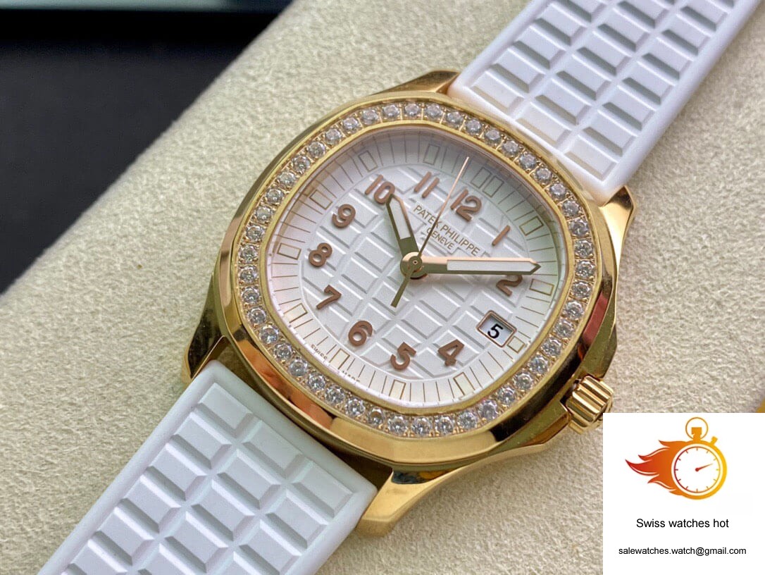Patek Philippe Aquanaut 5067A Quartz Ladies PPF Factory Yellow Gold Diamond-set Bezel 3 Patek Philippe Aquanaut 5067A Quartz Ladies PPF Factory Yellow Gold Diamond-set Bezel 3