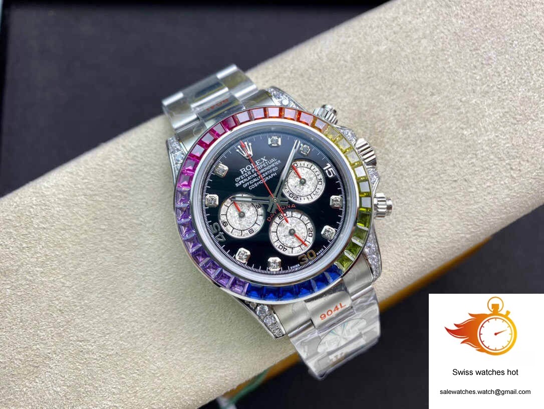 Rolex Daytona Cosmograph 116599 RBOW JH Factory Diamond-set Dial 3 Rolex Daytona Cosmograph 116599 RBOW JH Factory Diamond-set Dial 3
