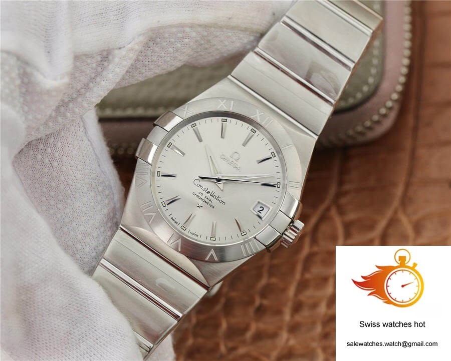 Omega Constellation 123.10.38.21.02.001 VS Factory Silvery White Dial 3 Omega Constellation 123.10.38.21.02.001 VS Factory Silvery White Dial 3