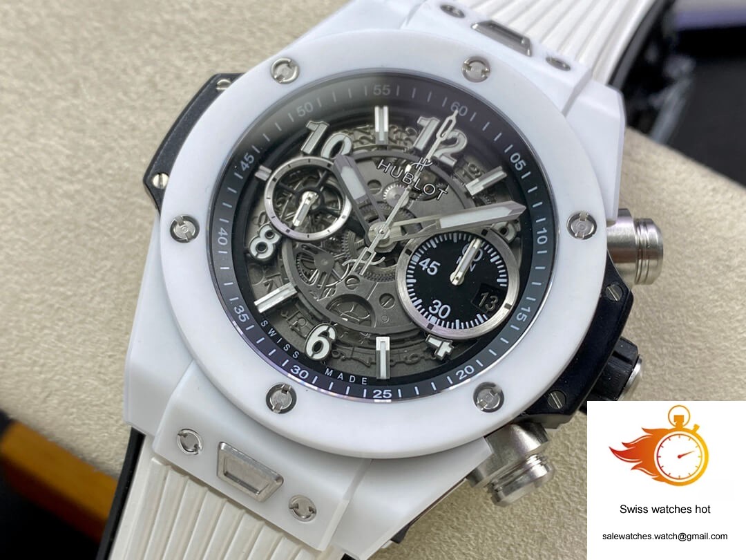 Hublot BIG BANG Unico 421.HX.1170.RX ZF Factory White Ceramic Case 3 Hublot BIG BANG Unico 421.HX.1170.RX ZF Factory White Ceramic Case 3