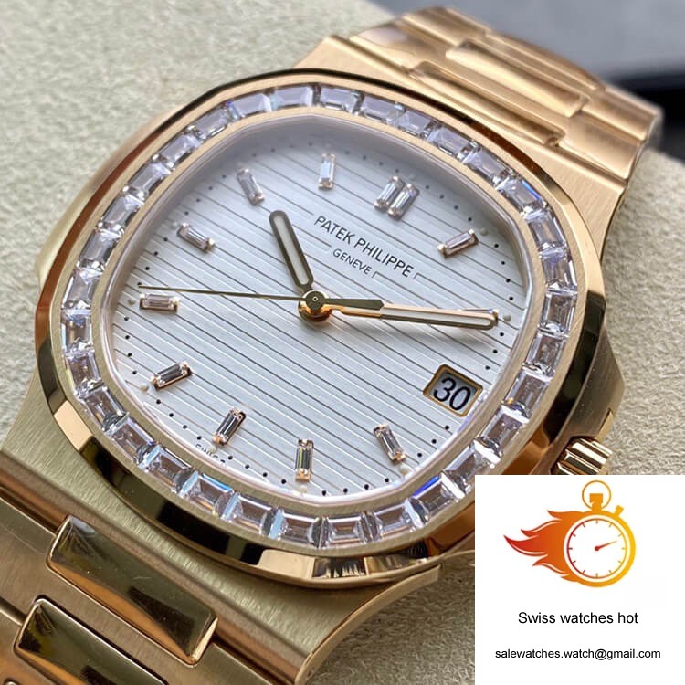 Patek Philippe Nautilus PPF Factory Rose Gold White Dial 3 Patek Philippe Nautilus PPF Factory Rose Gold White Dial 3